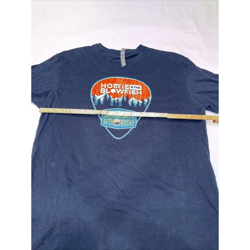 Hootie & The Blowfish Shirt Mens Large Navy Summer Camp With Trucks 2024 Tour